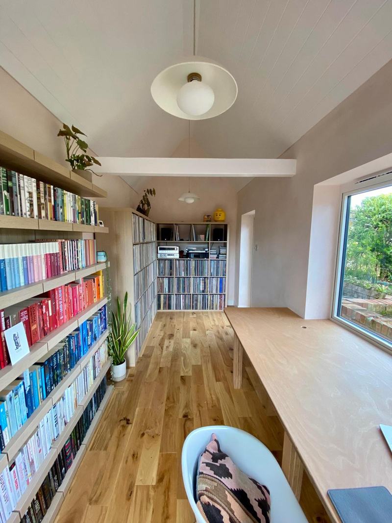 Garage to office and library in Haywards Heath