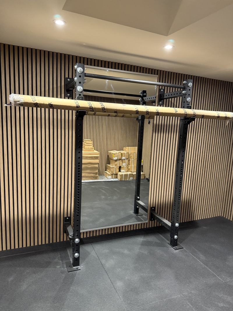 Garage to home gym in Orpington, finished