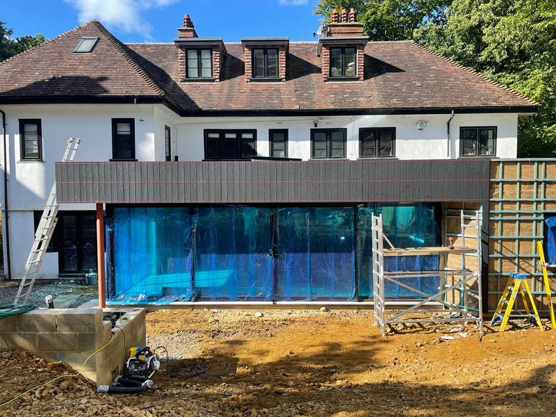 Sho sugi ban rear extension in Sevenoaks