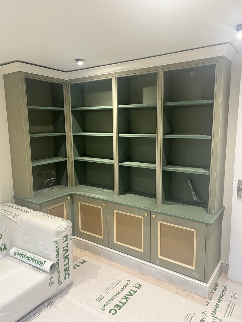 Full height: Shelving taken right up to the ceiling to fit as many books as possible.